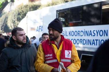 Adana, Turkey- February 6th, 2023: Turkey and syria earthquake, February 2023, help turkey