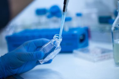 Tıp ve hücre kültürü laboratuarında hücre kültürü