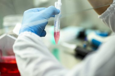 Genetik ve biyomühendislik laboratuvarında bilimsel araştırma