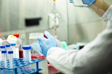 Genetik ve biyomühendislik laboratuvarında bilimsel araştırma