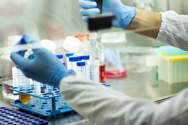 Genetik ve biyomühendislik laboratuvarında bilimsel araştırma