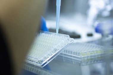 Laboratuvarda bilim araştırması.