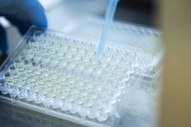 Laboratuvarda bilim araştırması.