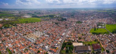 Ekim 2022 'de şehrin panorama görüntüsünü özetle. Brezilya