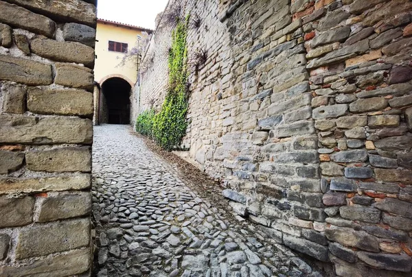 Monforte Alba Nın Ortaçağ Köyünün Merkezinde Piedmontese Langhe Nin Kalbinde — Stok fotoğraf