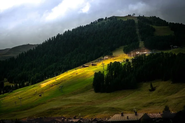 Paysages Splendides Livigno Valtellina Avec Ses Montagnes Été 2023 — Photo