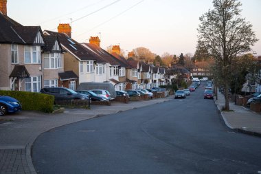 No people in the street at dawn