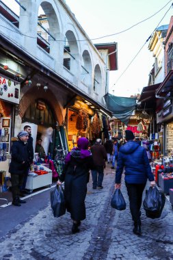 İstanbul Fatih 'te yerel alışveriş caddesi