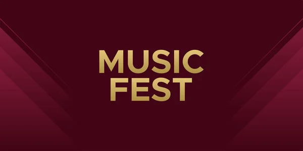 Music Fest Abstract Background — Vettoriale Stock