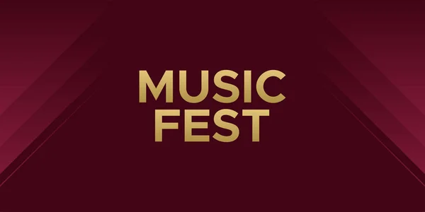 Music Fest Abstract Background — Image vectorielle