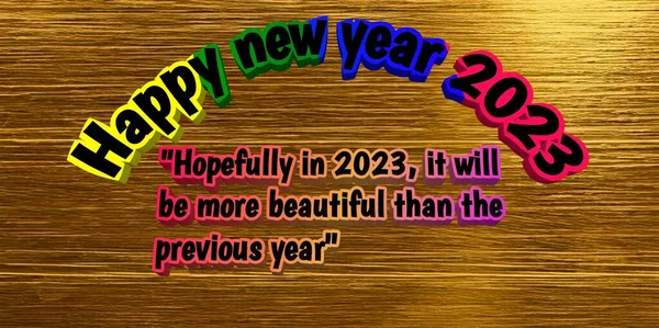 Quotes New Year Isolate Wood Texture Image Background — Stock Photo, Image