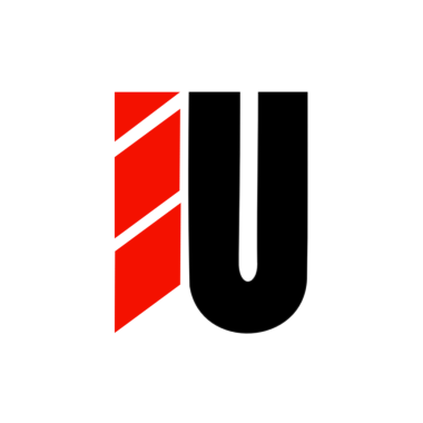 IU logosu. IU logo tasarımı, yaratıcı şirket, iş ve endüstri için çizim