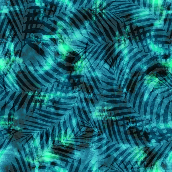 Egzotik yaprakları olan kusursuz bir tropik duvar kağıdı. arkaplan, doku, desen.