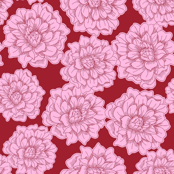 Geometrik şekilli kusursuz desen, İskoç deseni ve çiçekleri