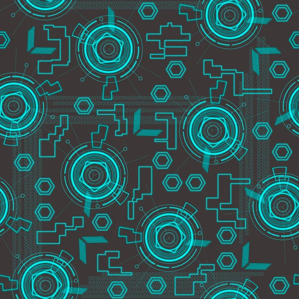 Elle çizilmiş daireleri olan kusursuz vektör deseni. Renkli çizgileri olan geometrik soyut arkaplan