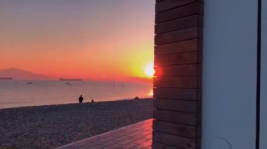 Deniz kenarında gökyüzü fotoğrafçılığı