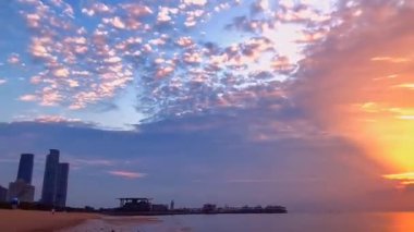 Deniz kenarında gökyüzü fotoğrafçılığı