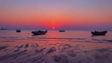 Deniz kenarında gökyüzü fotoğrafçılığı