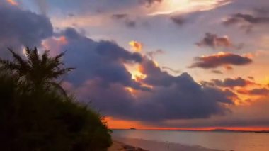 Deniz kenarında gökyüzü fotoğrafçılığı