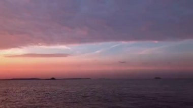 Deniz kenarında gökyüzü fotoğrafçılığı