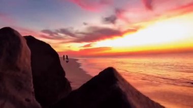 Deniz kenarında gökyüzü fotoğrafçılığı