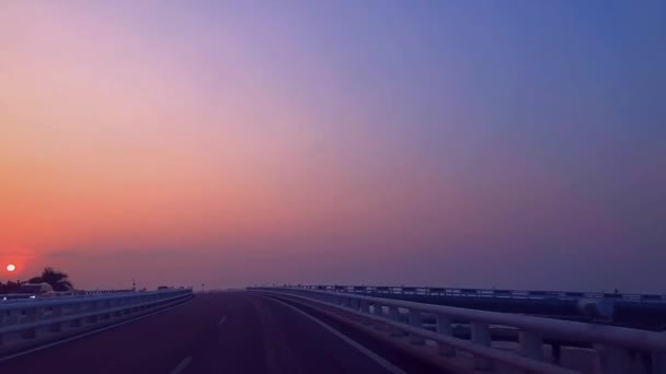 Фотоматеріали Сходу Заходу Сонця — стокове відео