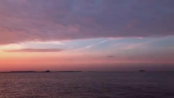 Sky Fotografering Vid Havet — Stockvideo