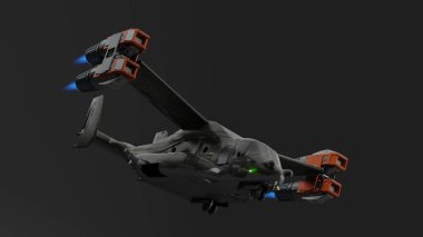 V-22 Osprey jet mühendisliği 3D resim 3D görüntüleme 3D blender.