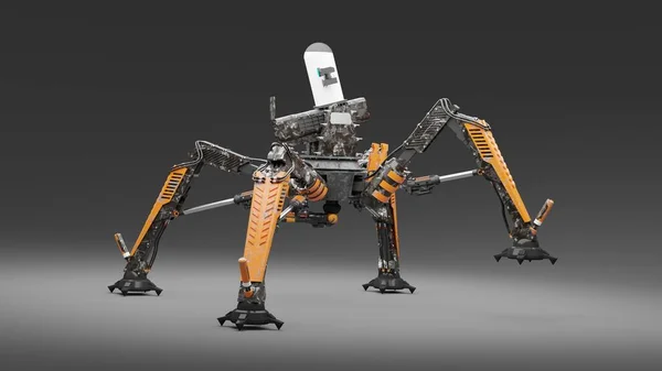 Araignée Tourelle Pistolet Robot — Photo