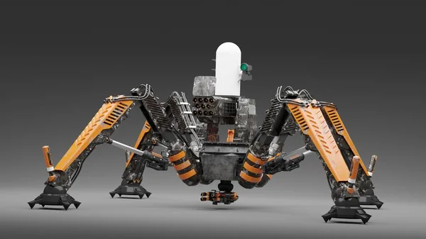 Örümcek Taret Silahı Robotu — Stok fotoğraf