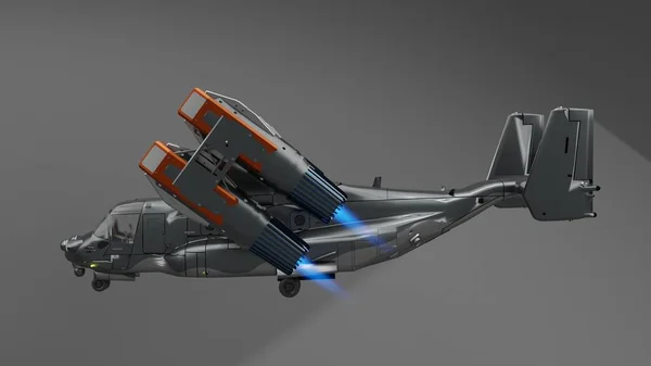 Osprey Jet Engine Artwork Rendering Illustration Model Blender — Stockfoto