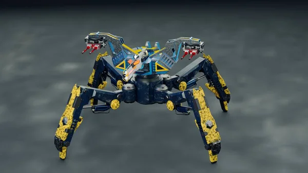 Spindeltank Robotlaserpistol — Stockfoto