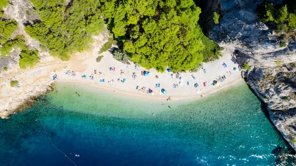 stock image Croatia, adriatic sea background beach - beautiful view of the sea