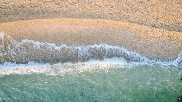 Chorvatsko Pláž Krásná Vlna Vlny — Stock fotografie