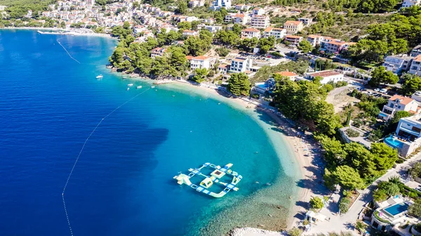 Playa Croacia Baska Voda Makarska Riviera Dalmacia — Foto de Stock