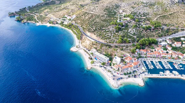 Prachtig Strand Bij Podgora Stad Dalmatië Kroatië Makarska Riviera Beroemde — Stockfoto