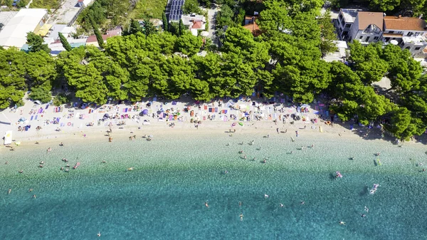 Attraente Mattina Paesaggio Marino Del Mare Adriatico Splendida Vista Estiva — Foto Stock