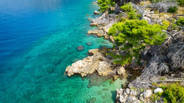 Croatie Côte Tucepi Près Makarskiej — Photo