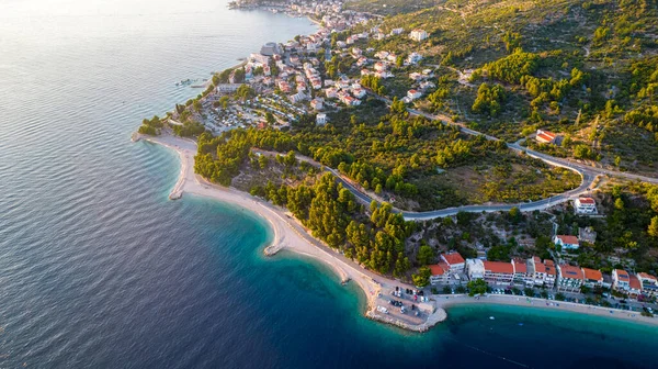 Croacia Playa Playas Rocosas Paisaje — Foto de Stock