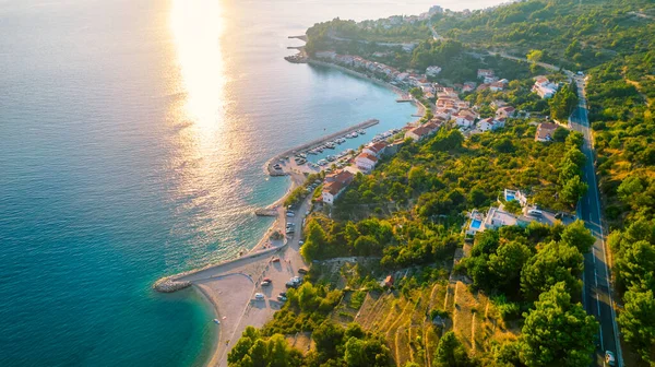 Croazia Spiaggia Spiagge Rocciose Paesaggio — Foto Stock