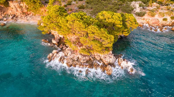 Kroatien Die Küste Von Tucepi Bei Makarskiej — Stockfoto