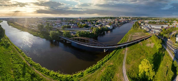Чудовий Вигляд Старого Міста Горзов Wlkp Lubuskie Voivodeship Poland — стокове фото