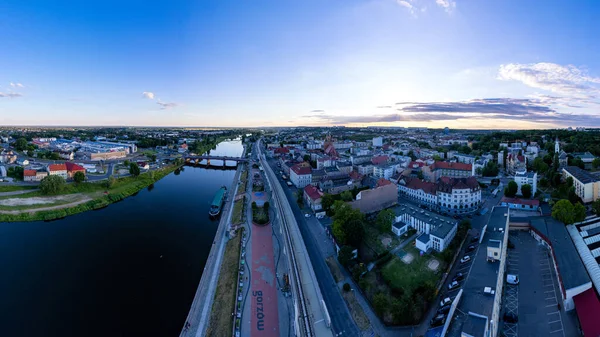Чудовий Вигляд Старого Міста Горзов Wlkp Lubuskie Voivodeship Poland — стокове фото