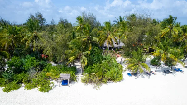 Exotic Luxury Beach Background Summer Travel Tourism Vacation Destination Concept — Stockfoto