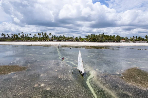 Zanzibar Its Traditional Fishing Boats Beautiful Landscapes Holiday Atmosphere Perfect — Zdjęcie stockowe