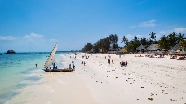 Gönnen Sie Sich Einen Luxuriösen Kurzurlaub Kiwengwa Strand Von Sansibar — Stockfoto