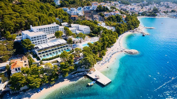 Enjoy View Croatia Beach Turquoise Waters Meet Soft Sands Relax — Photo
