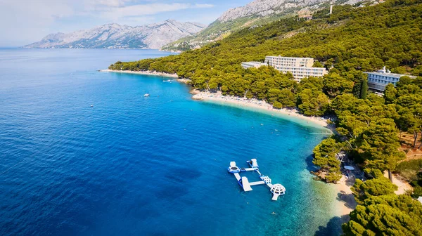 Take Beauty Croatia Coastal Region New Perspective Stunning Drone View —  Fotos de Stock