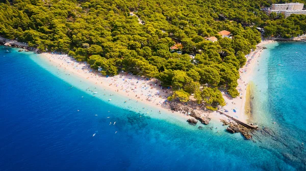 Take Beauty Croatia Coastal Region New Perspective Stunning Drone View — Foto Stock