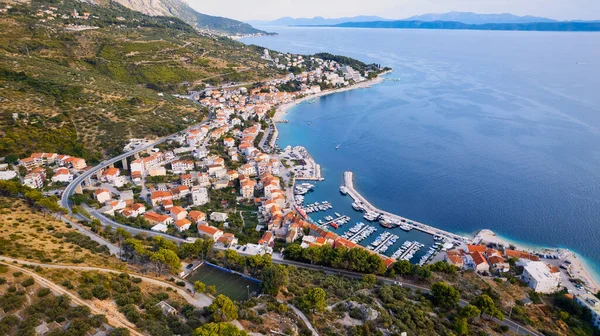 Disfrute Las Impresionantes Vistas Los Puertos Puertos Deportivos Croacia Desde — Foto de Stock